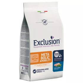   Exclusion Metabolic&mobility Pork&fibres Medium/large Breed 12kg