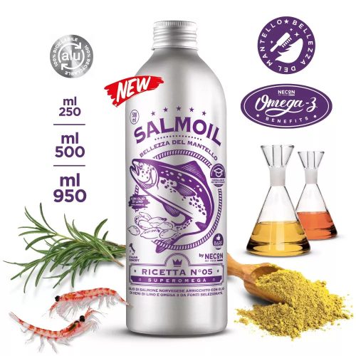 Salmoil Ricetta No5 - lazacolaj a szív, bőr és szőrzet támogatására 250ml