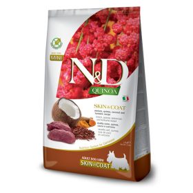   N&D Quinoa Skin & Coat Dog Venison Adult Mini 800g - kutya száraztáp szarvas, quinoa, kókusz, kurkuma