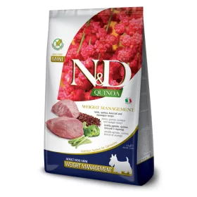   N&D Quinoa Weight Management Dog Lamb Adult Mini 800g - kutya száraztáp bárány, quinoa, brokkoli, spárga