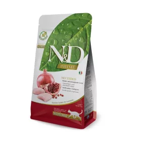   N&D Prime Neutered Cat Adult Chicken Pomegranate 1,5kg - ivartalanított macska száraztáp csirke&gránátalma