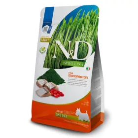  N&D Spirulina Dog Herring Adult Mini 2kg - kutya száraztáp hering, sirulina, goji-bogyó