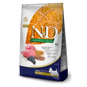   N&D Ancestral Grain Dog Lamb Adult Mini 2,5kg - kutya száraztáp bárány, tönköly, zab, áfonya