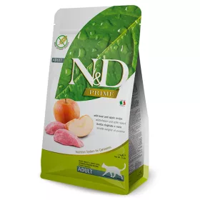   N&D Prime Cat Adult Wild Boar Apple 5kg - macska száraztáp vaddisznó&alma
