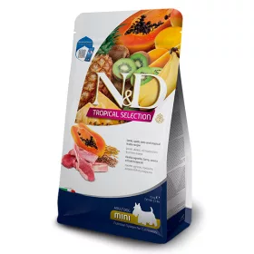   N&D Tropical Selection Dog Lamb Adult Mini 5kg - kutya száraztáp bárány, tönkölybúza, zab, trópusi gyümölcsök