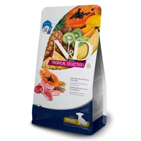   N&D Tropical Selection Dog Lamb Puppy Mini 5kg - kölyök kutya száraztáp bárány, tönkölybúza, zab, trópusi gyümölcsök