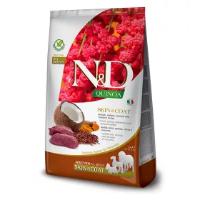   N&D Quinoa Skin & Coat Dog Venison Adult Medium/Maxi 7kg - kutya száraztáp szarvas, quinoa, kókusz, kurkuma