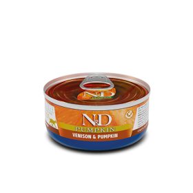   N&D Pumpkin Cat Vension 80g - macska konzerv szarvas, sütőtök