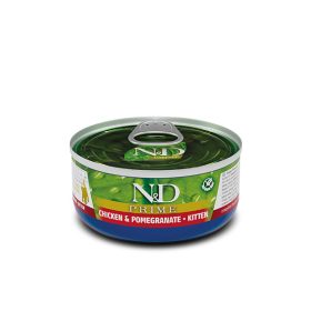   N&D Prime Kitten Chicken Pomegrante 70g - kölyök macska konzerv csirke, gránátalma
