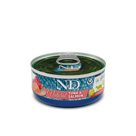   N&D Ocean Natural Cat Tuna Salmon 70g - macska konzerv tonhal, lazac
