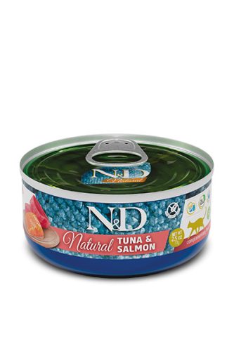 N&D Ocean Natural Cat Tuna Salmon 70g - macska konzerv tonhal, lazac