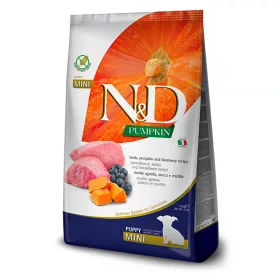   N&D Grain Free Dog Pumpkin Lamb Puppy Mini 7kg - kölyök kutya száraztáp bárány, áfonya, sütőtök