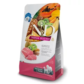   N&D Tropical Selection Dog Pork Adult Medium/Maxi 10kg - kutya száraztáp sertés, tönkölybúza, zab, trópusi gyümölcsök