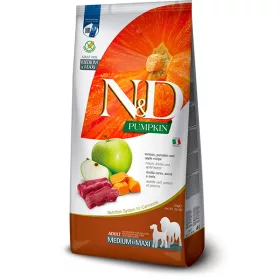   N&D Pumpkin Dog Venison Adult Medium/Maxi 12kg - kutya száraztáp szarvas, sárgadinnye, sütőtök