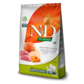   N&D Grain Free Dog Pumpkin Wild boar Adult Medium/Maxi 12kg - kutya száraztáp vaddisznó, alma, sütőtök