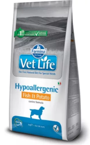 Vet Life Hypoallergenic Dog Fish & Potato 2kg